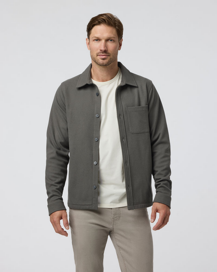 Vuori Men's Beldon Shirt Jacket Knit Twill - Spring 2025