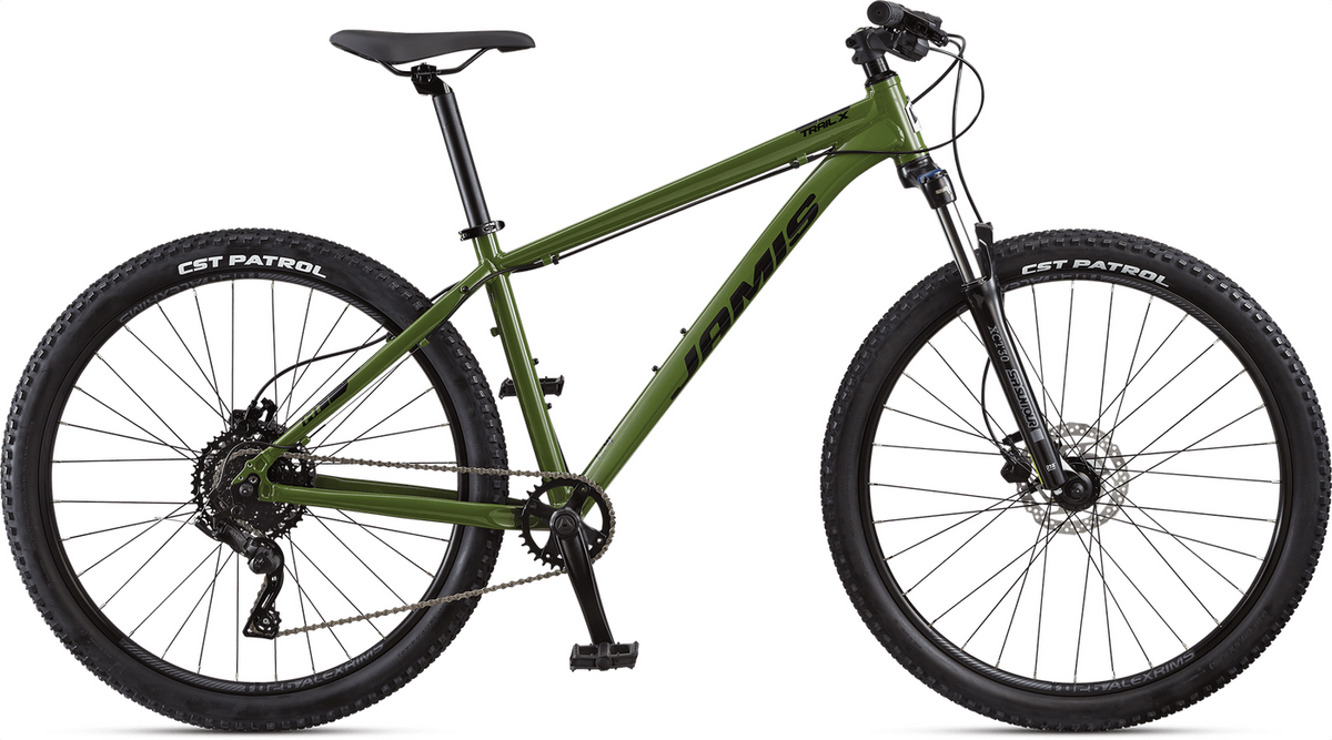 x trail mountainbike Jamis Trail X A1 Bicycle, Gloss Black, 19-inch