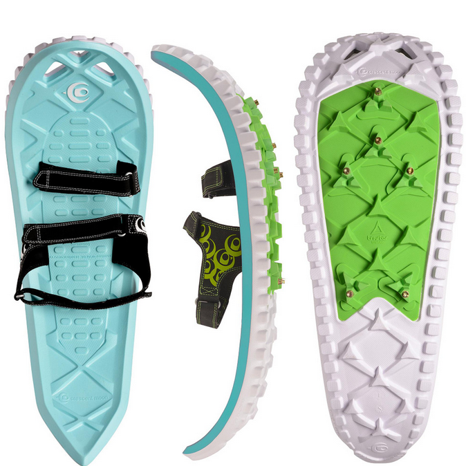 Crescent Moon Eva Foam Seafoam Snowshoes - Winter 2025/2026