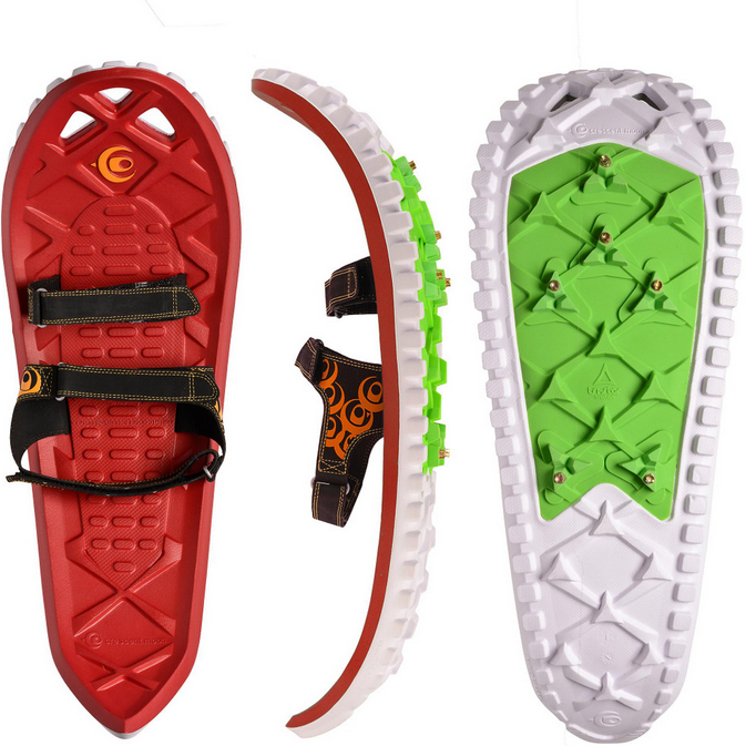 Crescent Moon Eva Foam Red Snowshoes - Winter 2025/2026