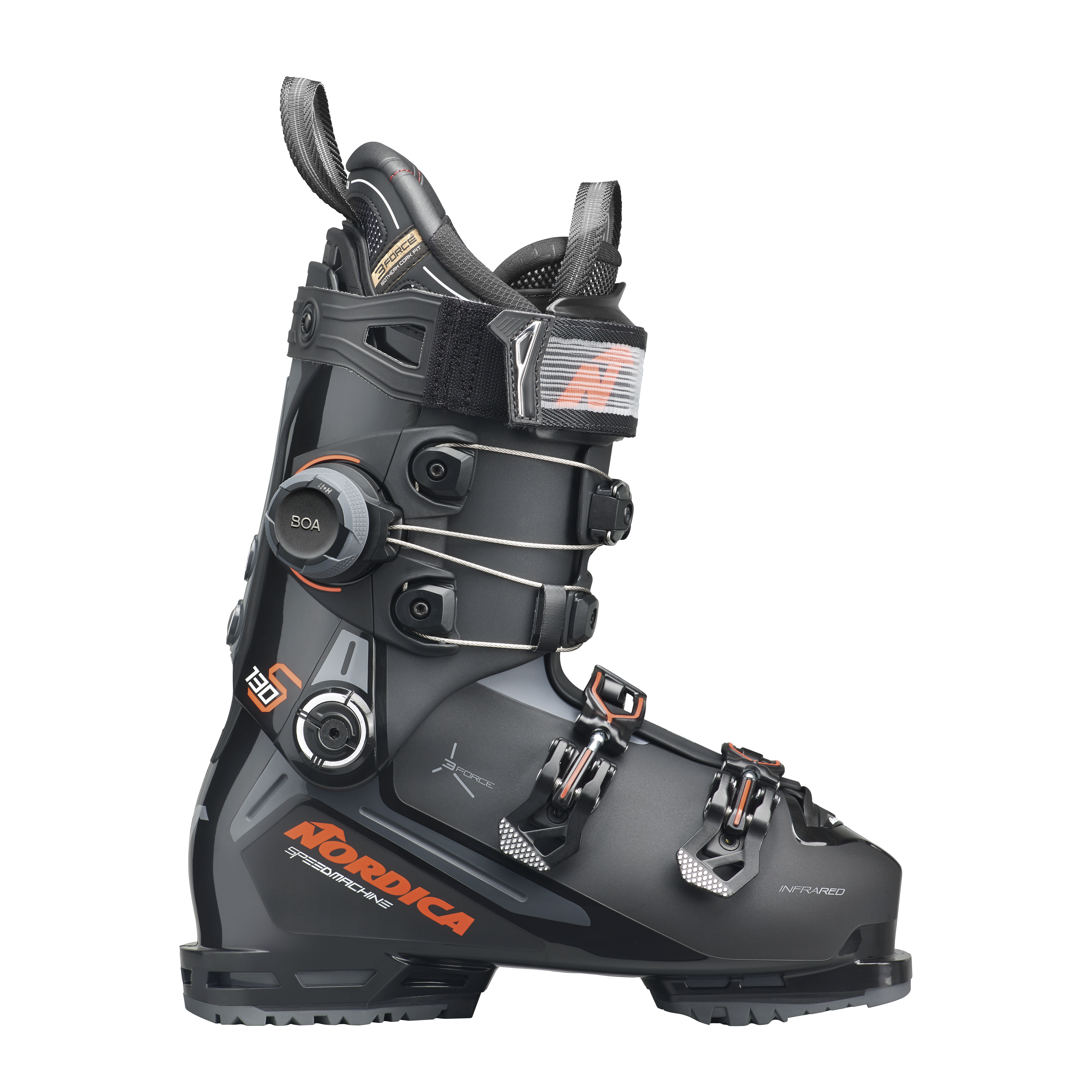 Nordica Men's Speedmachine 3 130 S BOA Cuff Ski Boots - Winter 2026/2027