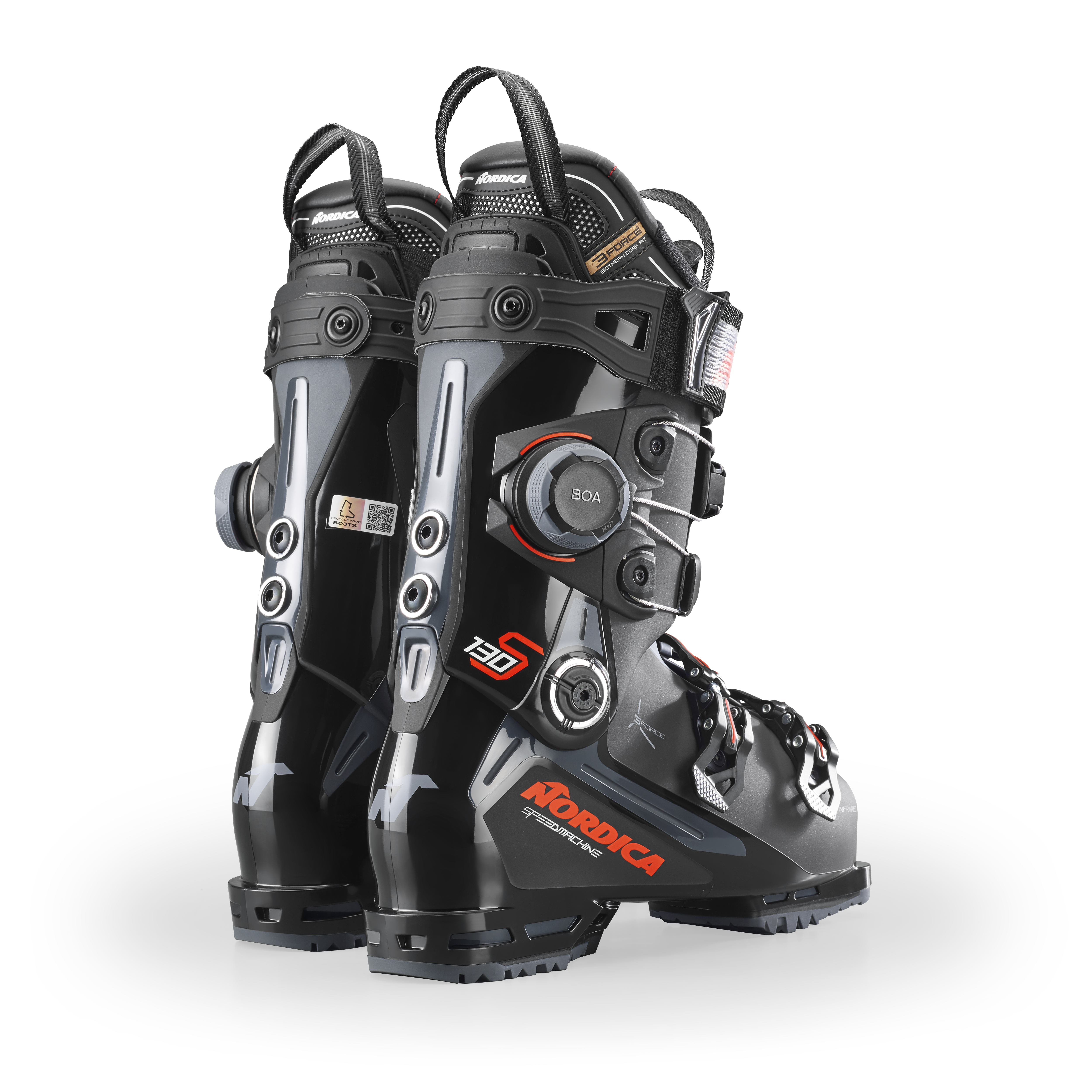 Nordica Men's Speedmachine 3 130 S BOA Cuff Ski Boots - Winter 2026/2027
