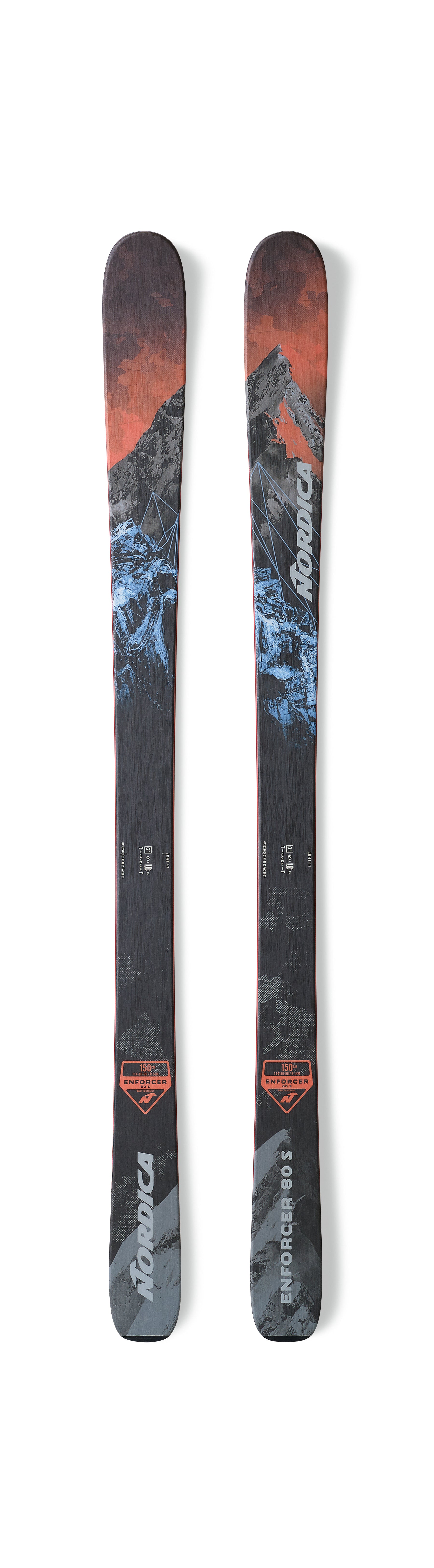 Nordica Kids' Enforcer 80 S Flat Skis - Winter 2023/2024