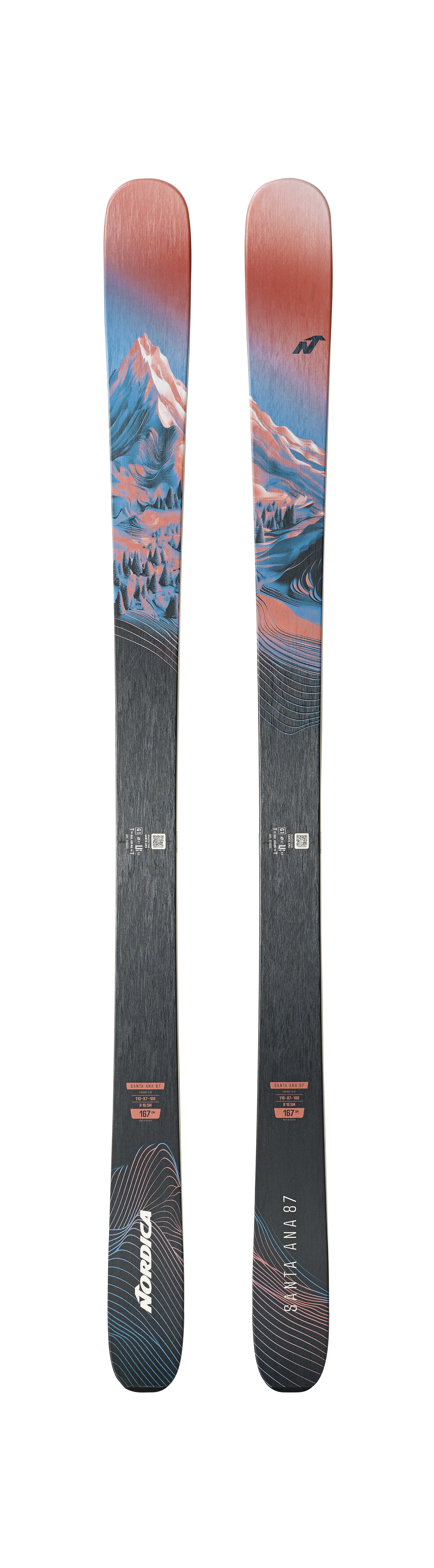 Nordica Women's Santa Ana 87 Flat Skis - Winter 2026/2027