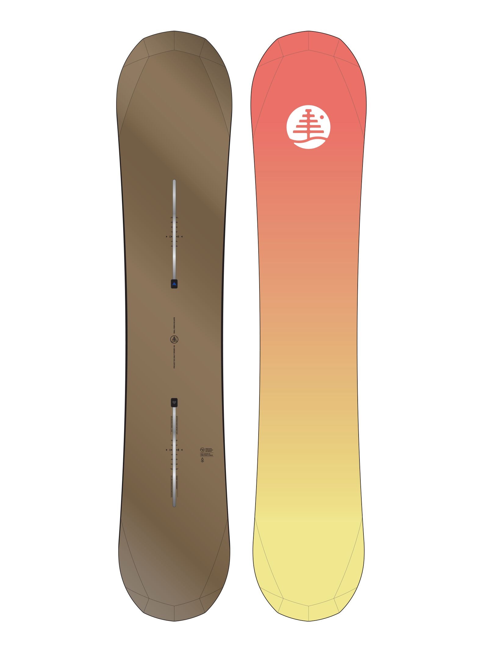 Burton Family Tree 3D Daily Driver Snowboard - Winter 2023/2024