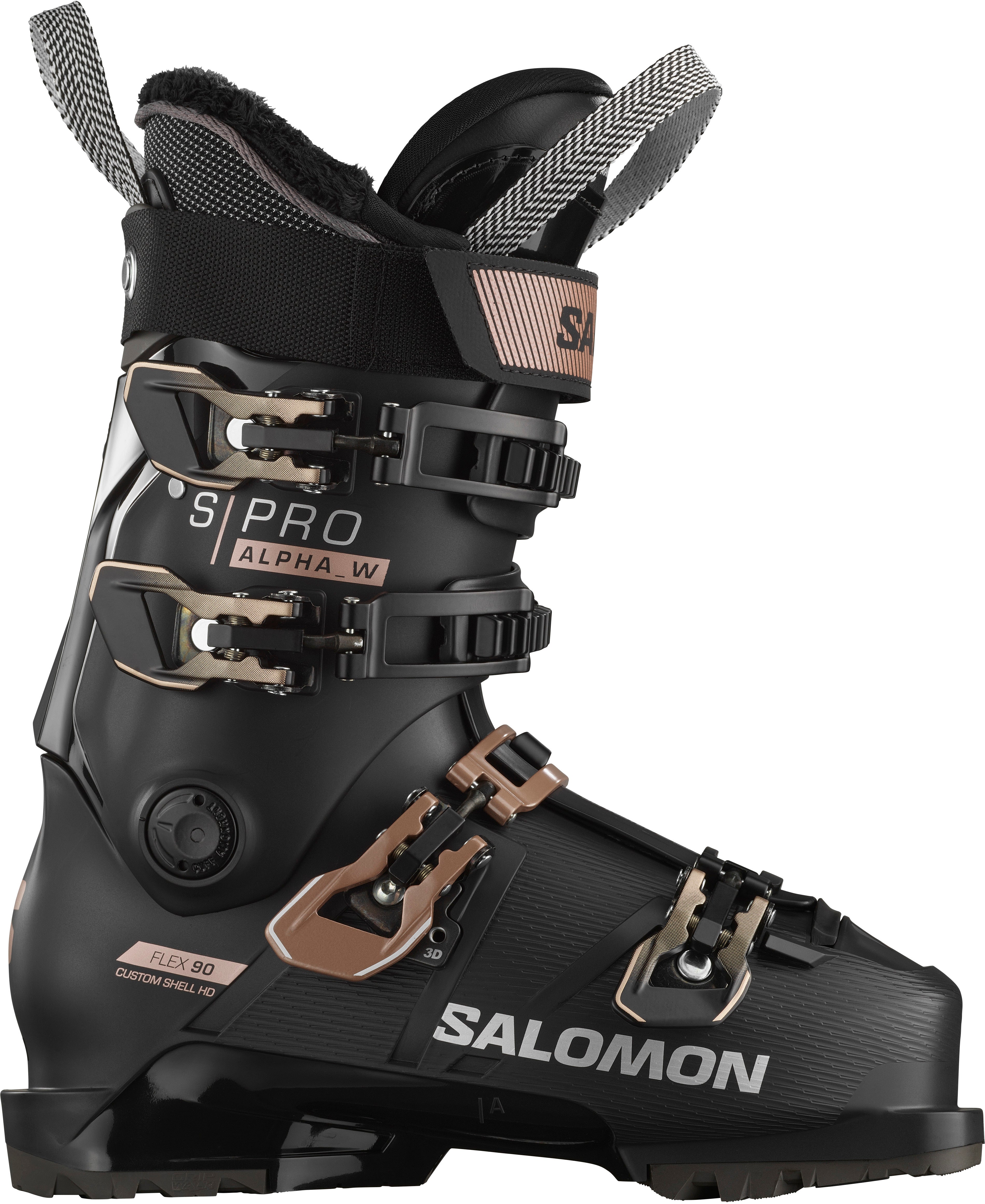 Salomon Women's S/PRO ALPHA 90 Black/Rose/Silver - Winter 2023/2024