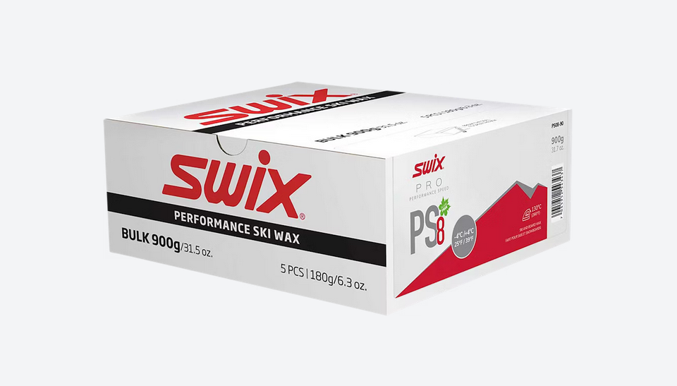 Swix PS8 Red Ski Wax, -4°C/+4°C, 900g - Winter 2026/2027