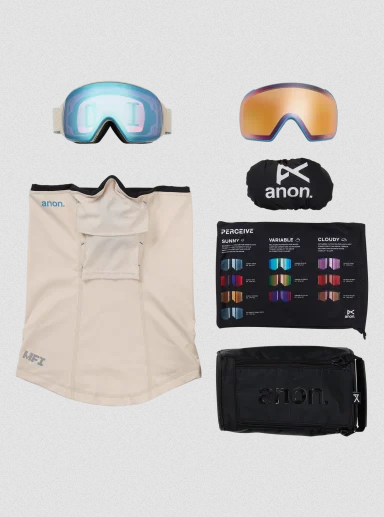 Anon M4 Goggles (Toric) + Bonus Lens + MFI® Face Mask - Winter 2025/2026