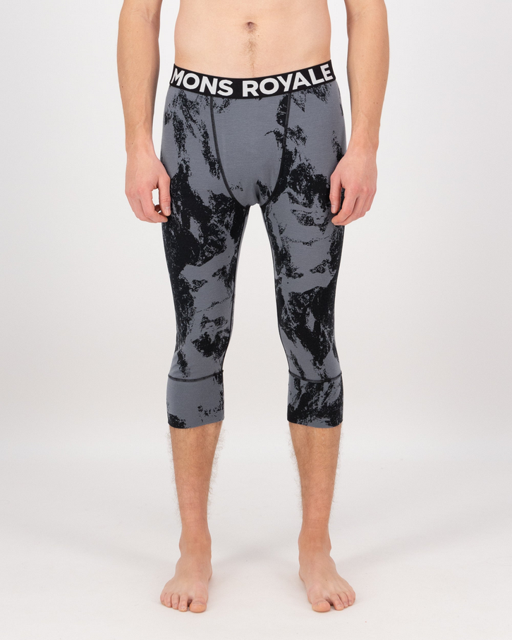 Mons Royale Men's Cascade Merino Base Layer 3/4 Legging - Winter 2025/2026