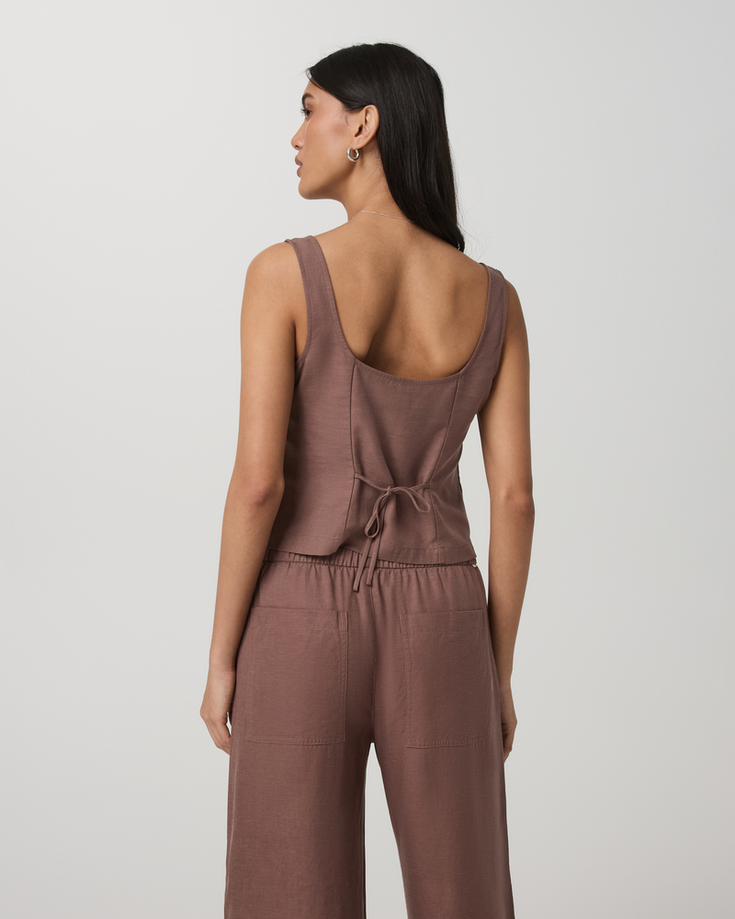 Vuori Women's Trestles Twill Button Front Top - Spring 2026
