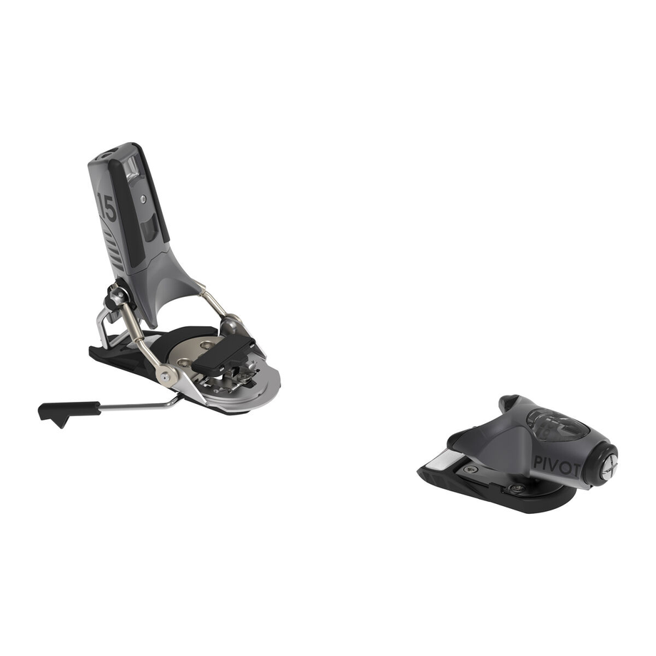 Look Pivot 2.0 15 GripWalk® Binding B95 Black Metal - Winter 2026/2027
