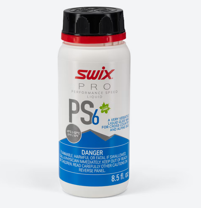 Swix PS6 Liquid Blue Wax 250ml - Winter 2026/2027