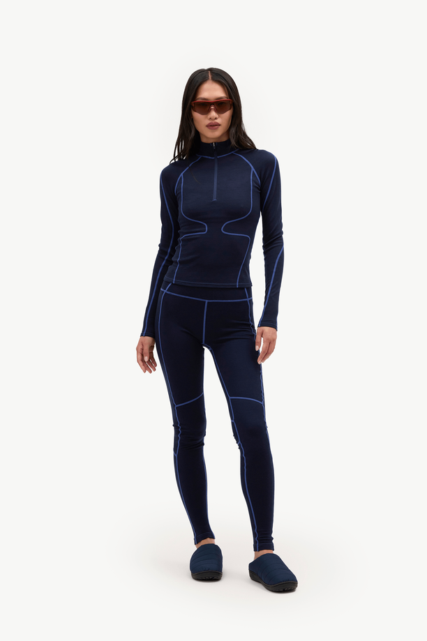 Halfdays Women's Fay Quarter Zip Midweight Merino Top - Winter 2026/2027