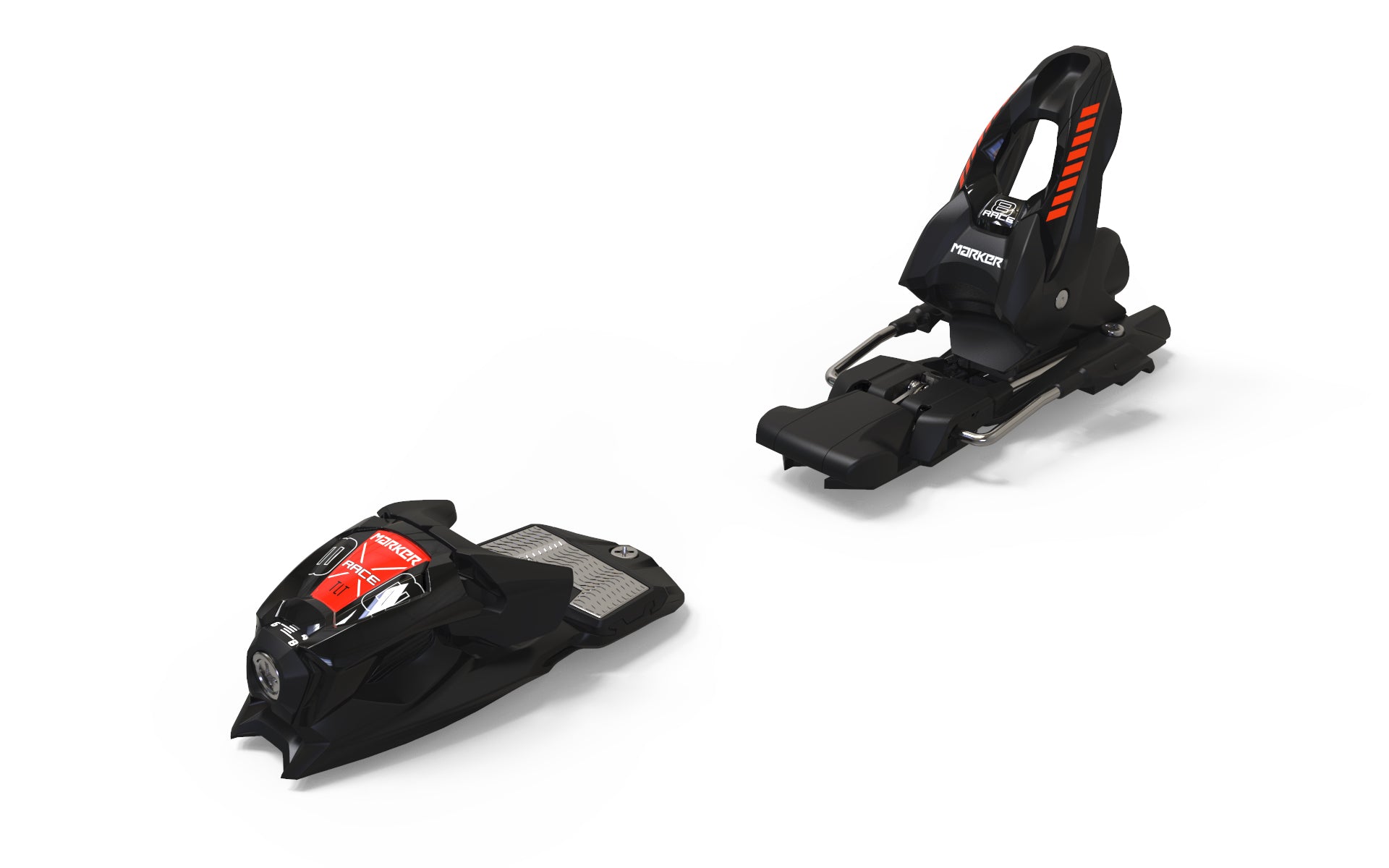 Marker Race JR 8 Black/Red Binding - Winter 2023/2024