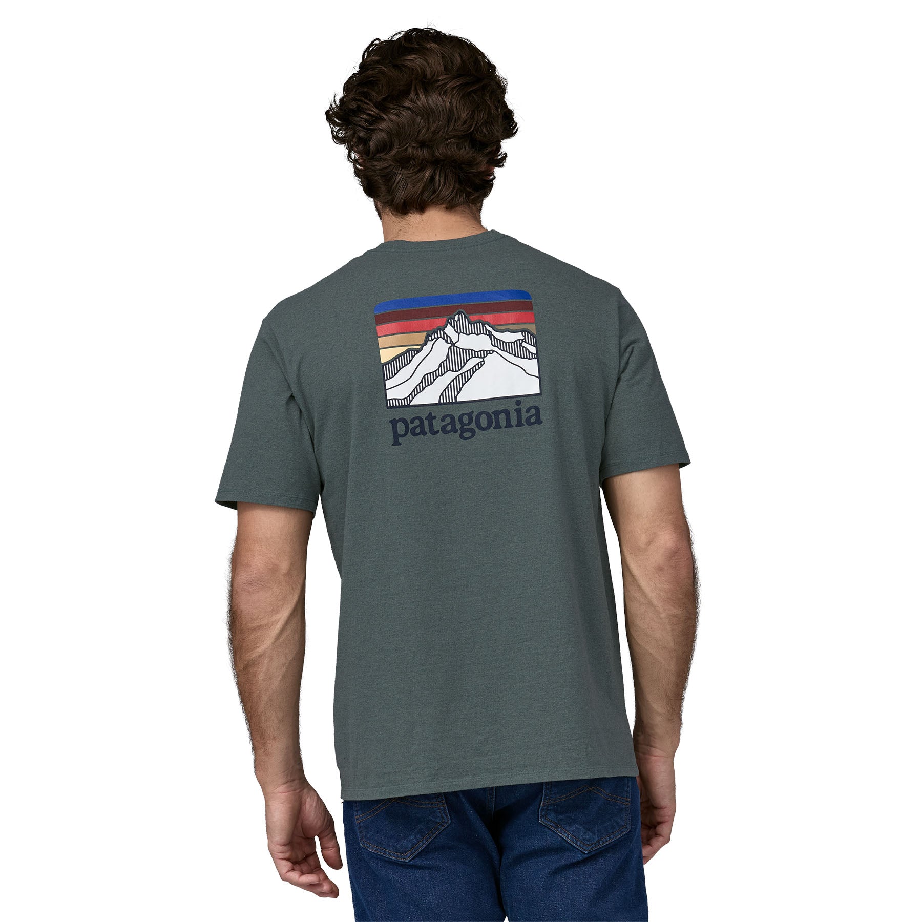 Patagonia Men's Line Logo Ridge Pocket Responsibili-Tee® - Fall 2023