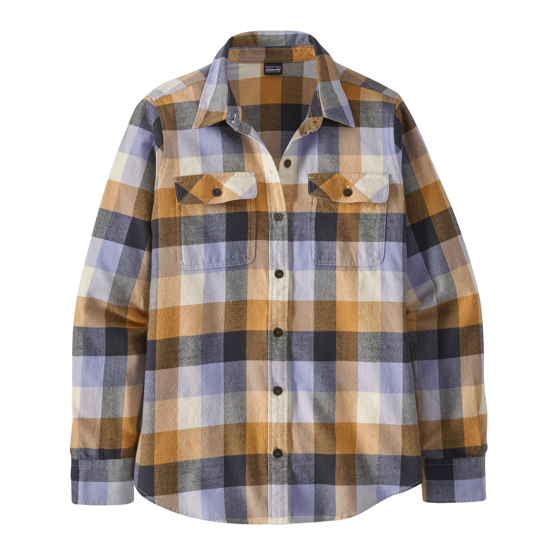 Patagonia Women's Long-Sleeved Organic Cotton Midweight Fjord Flannel Shirt - Fall 2023