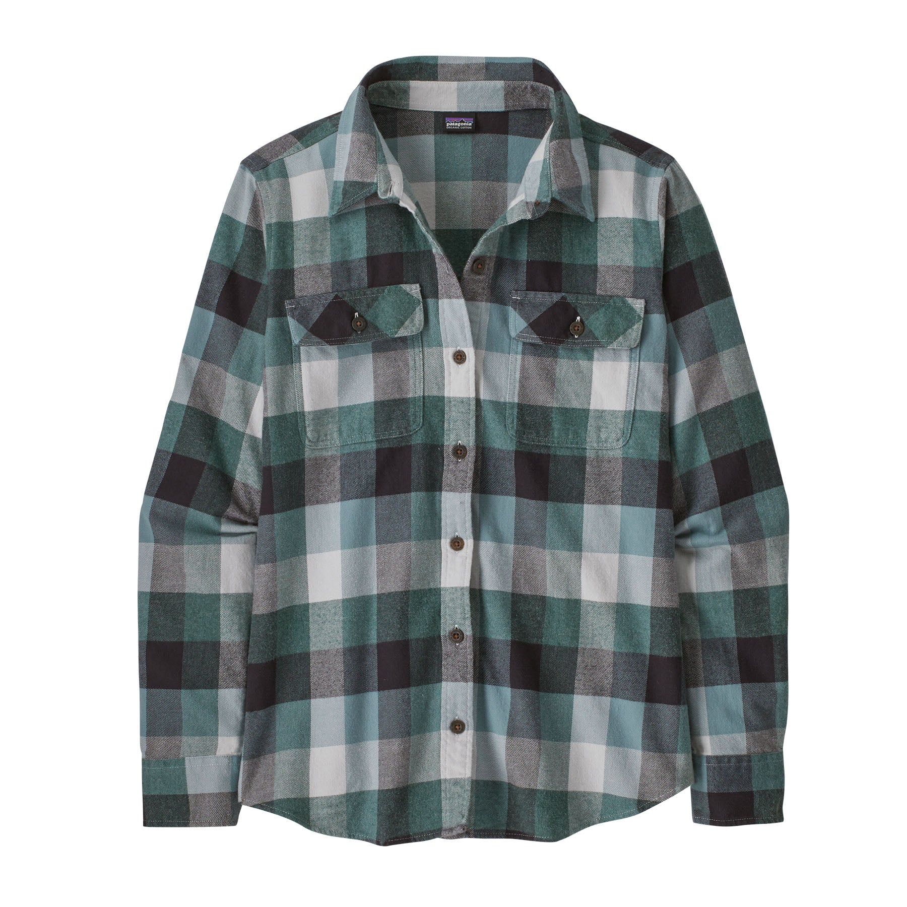 Patagonia Women's Long-Sleeved Organic Cotton Midweight Fjord Flannel Shirt - Fall 2023