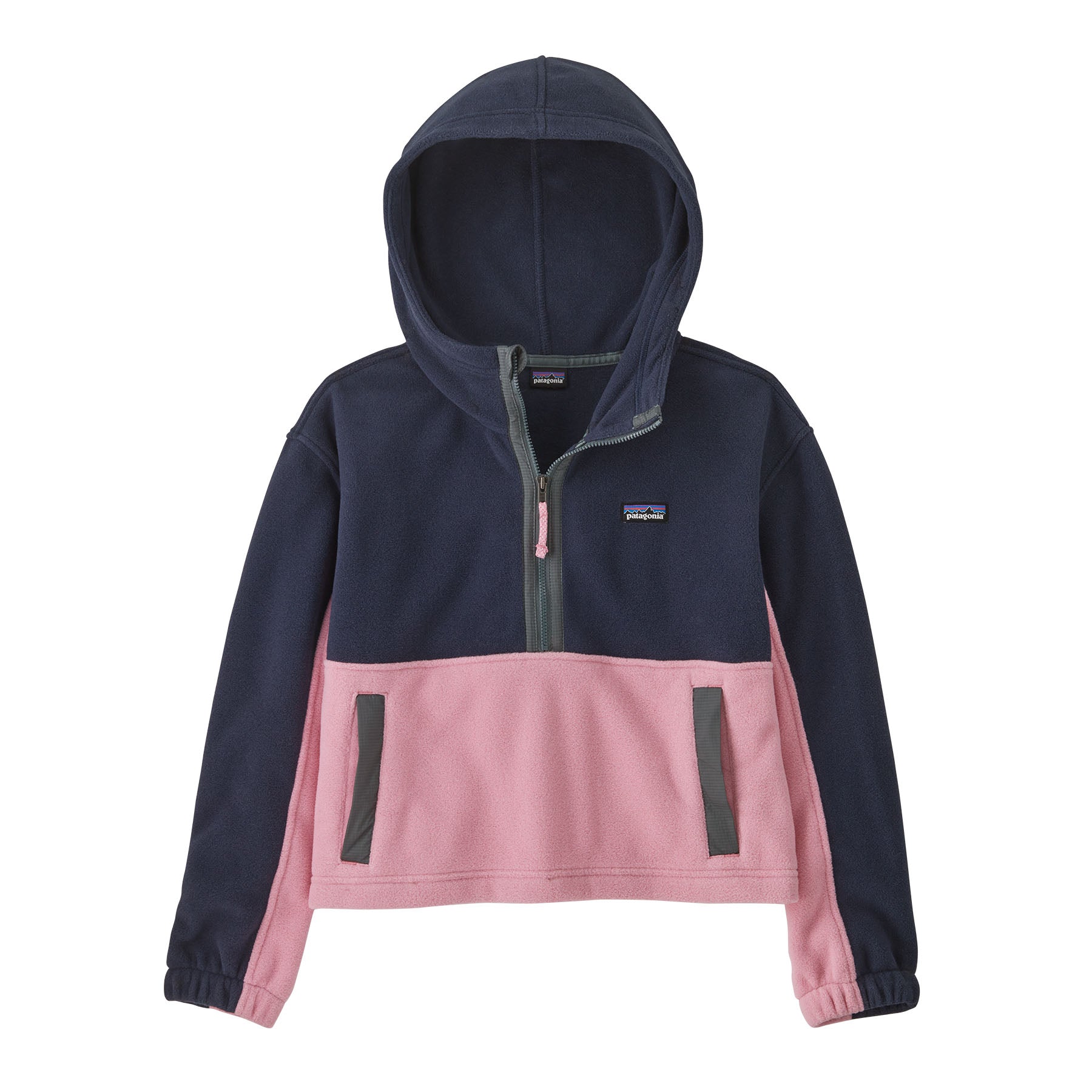 Patagonia Kids' Microdini Cropped Fleece Hoody Pullover - Fall 2023