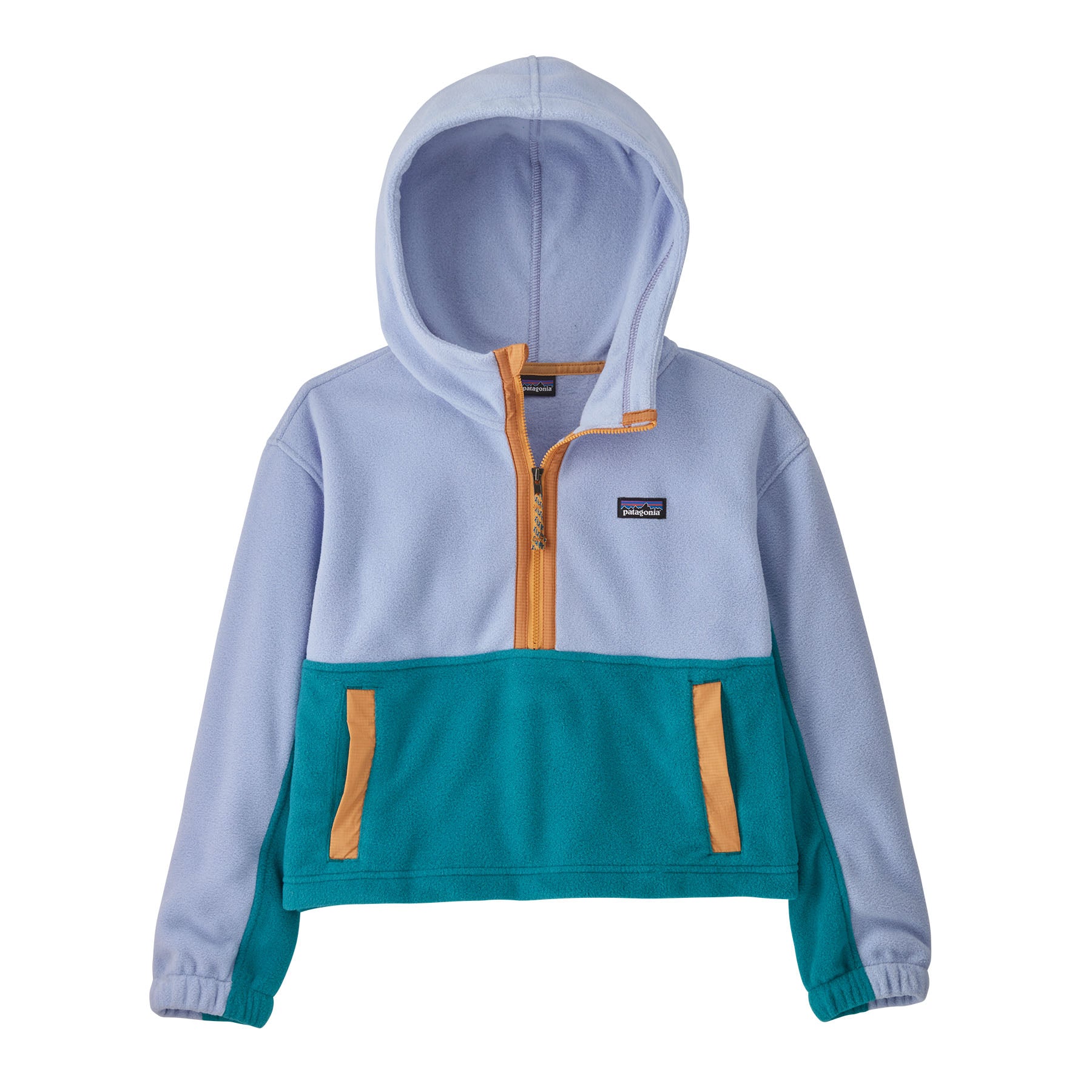 Patagonia Kids' Microdini Cropped Fleece Hoody Pullover - Fall 2023