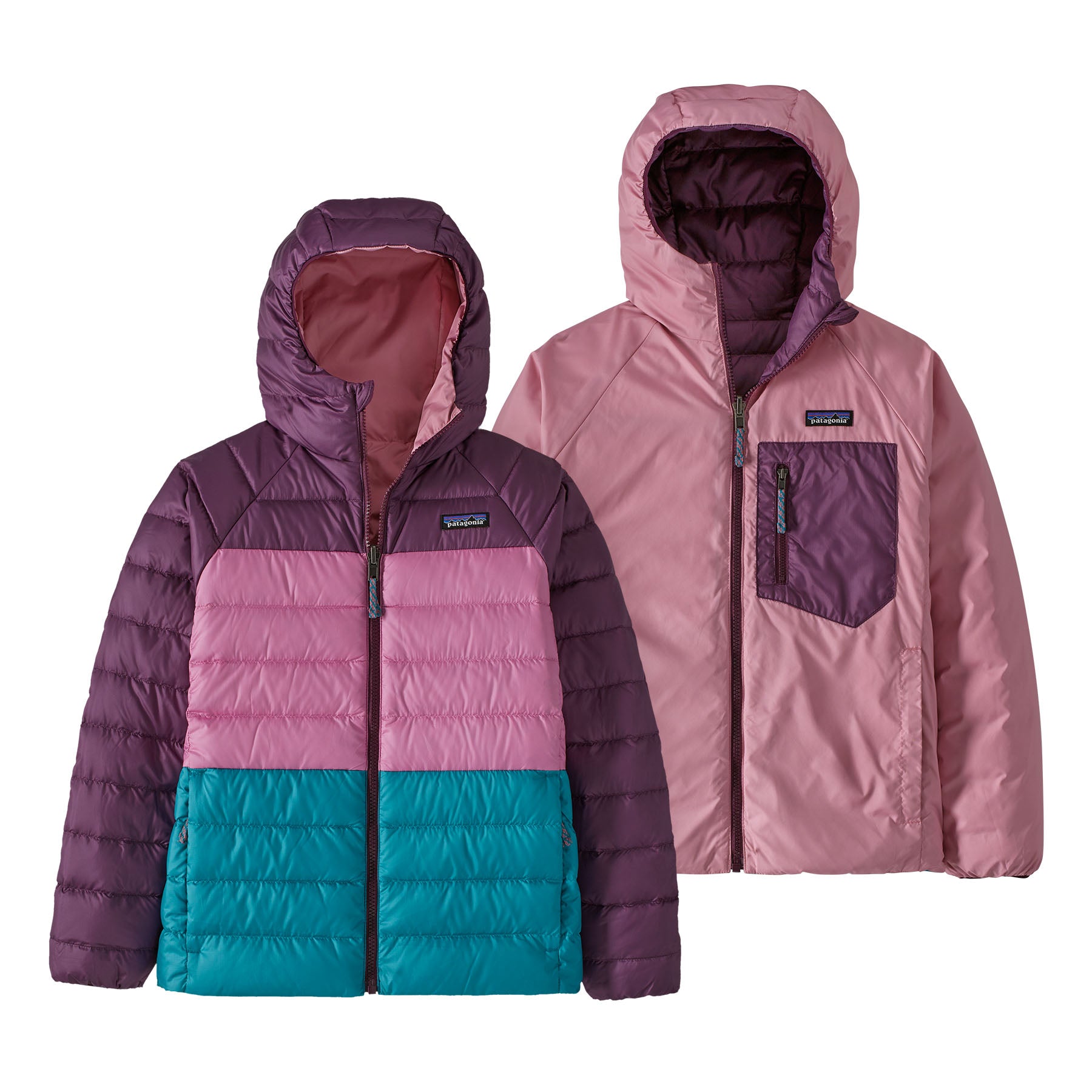 Patagonia Kids' Reversible Down Sweater Hoody - Fall 2023