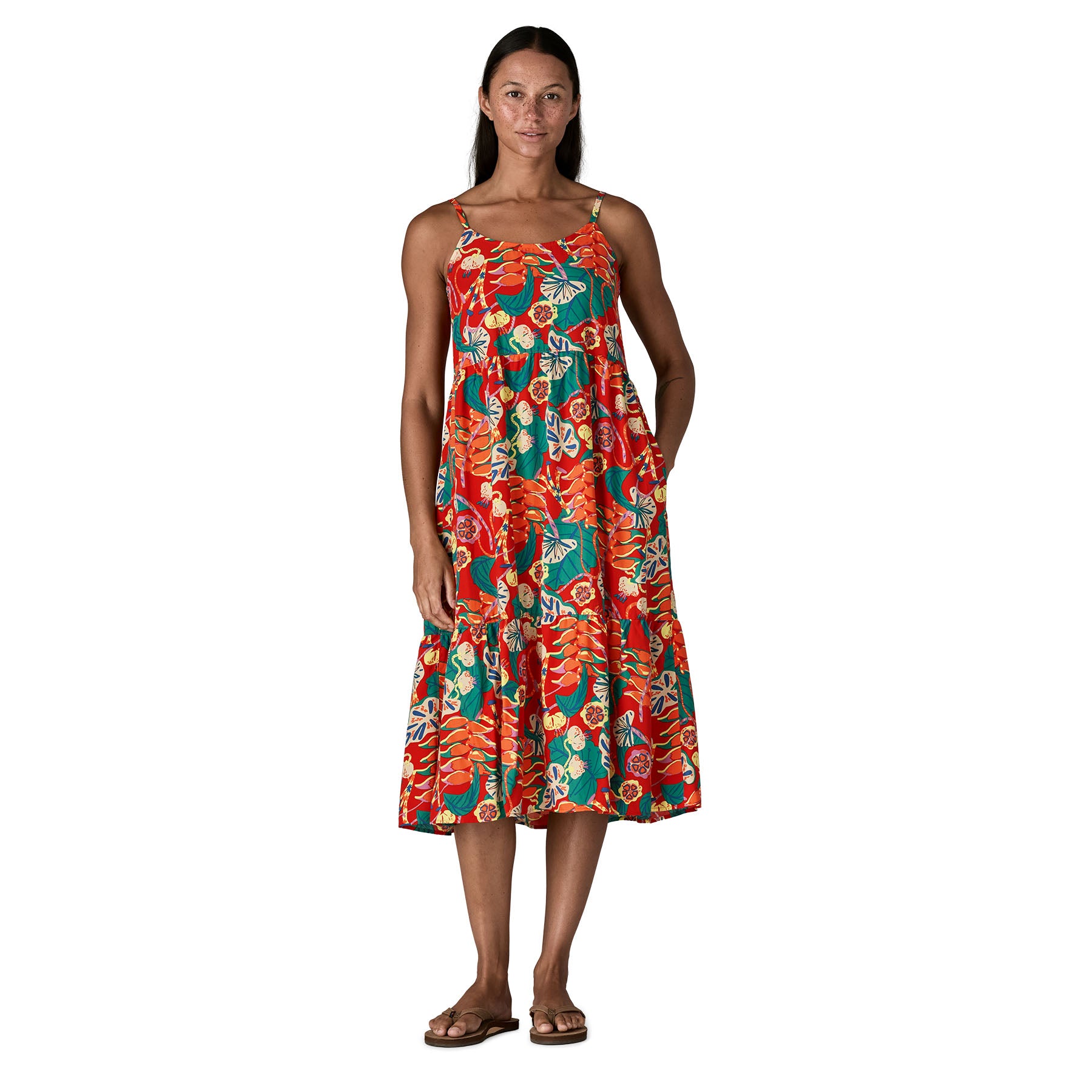 Patagonia Women's Tidal Threads Dress S Tropiclimb Hot Ember Patagonia Women's Tidal Threads Dress S Tropiclimb Hot Ember