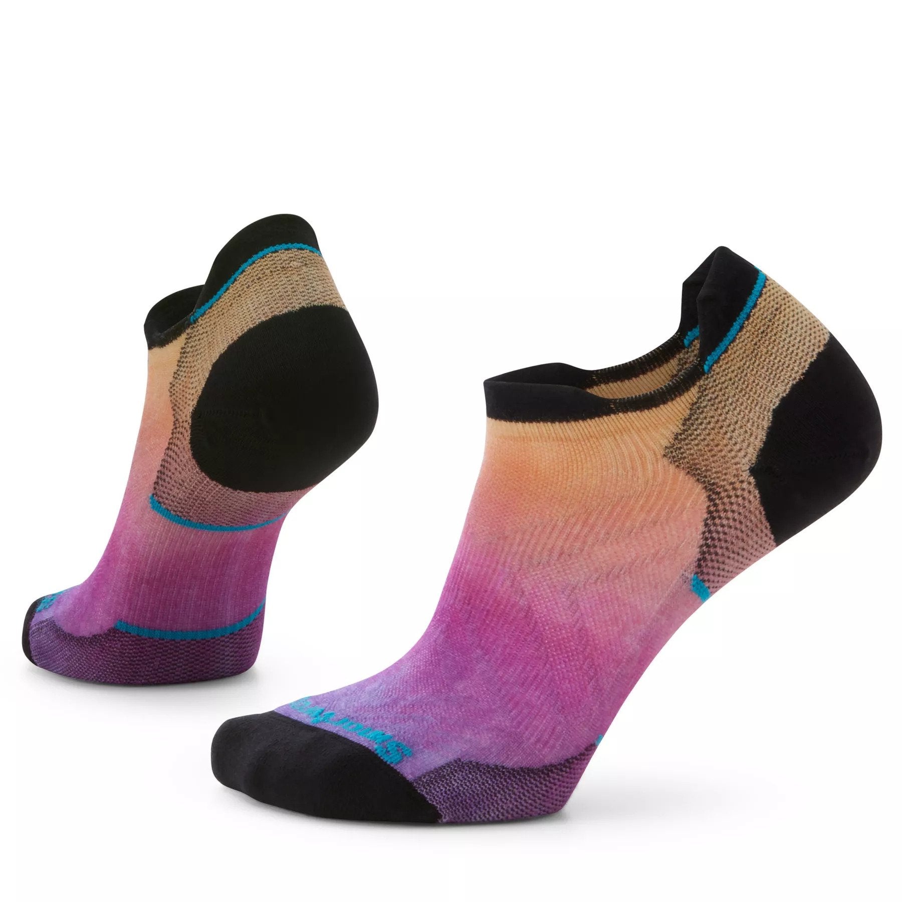 Smartwool Women's Run Zero Cushion Ombre Print Low Ankle Socks - Winter 2023/2024