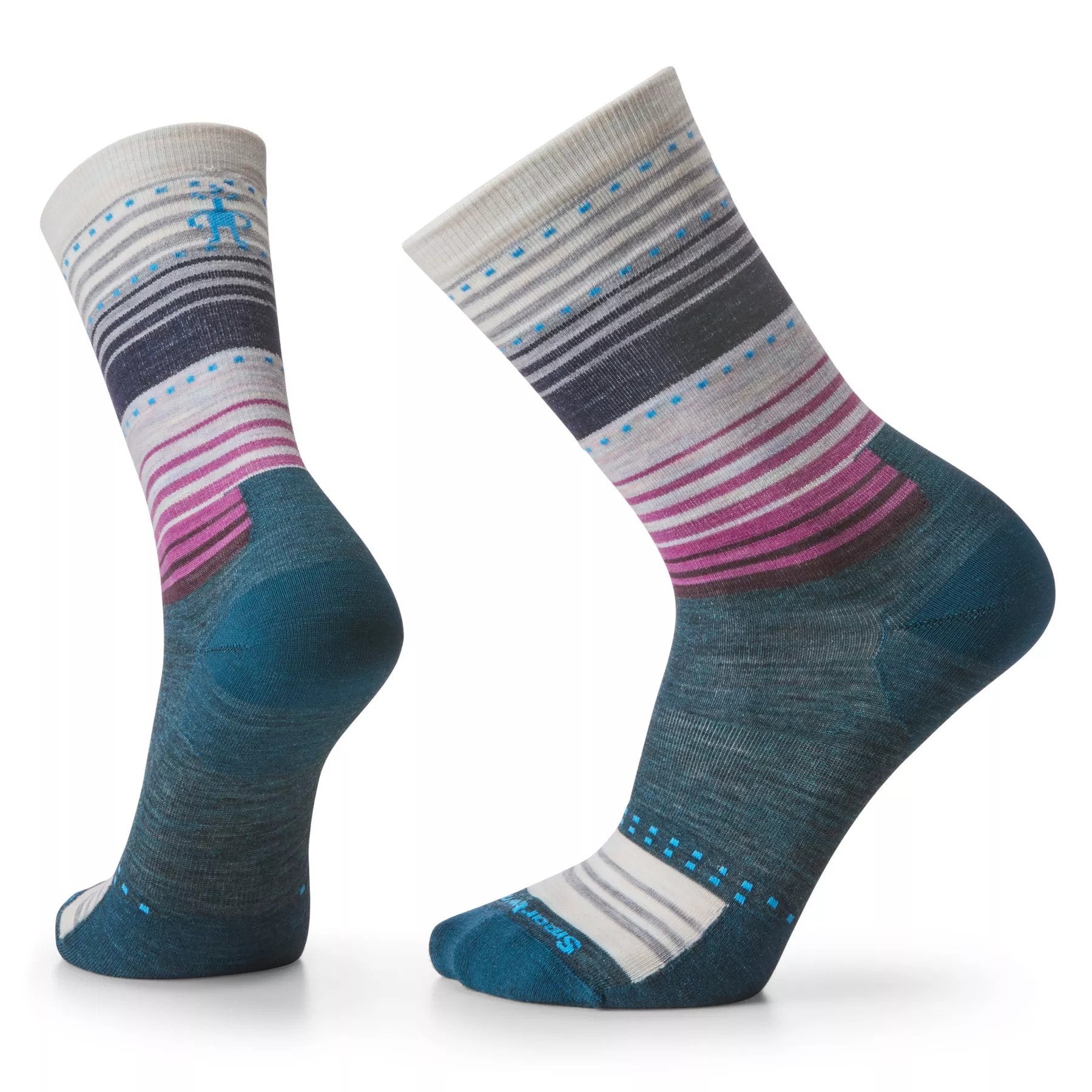 Smartwool Everyday Stitch Stripe Zero Cushion Crew Socks - Winter 2023/2024