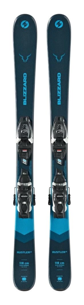 Blizzard Rustler Twin JR Ski with FDT 7.0 Binding - Winter 2023/2024