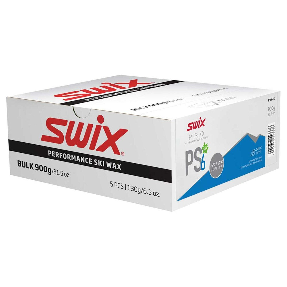 Swix PS6 Blue, -6°C/-12°C Wax 900g - Winter 2023/2024