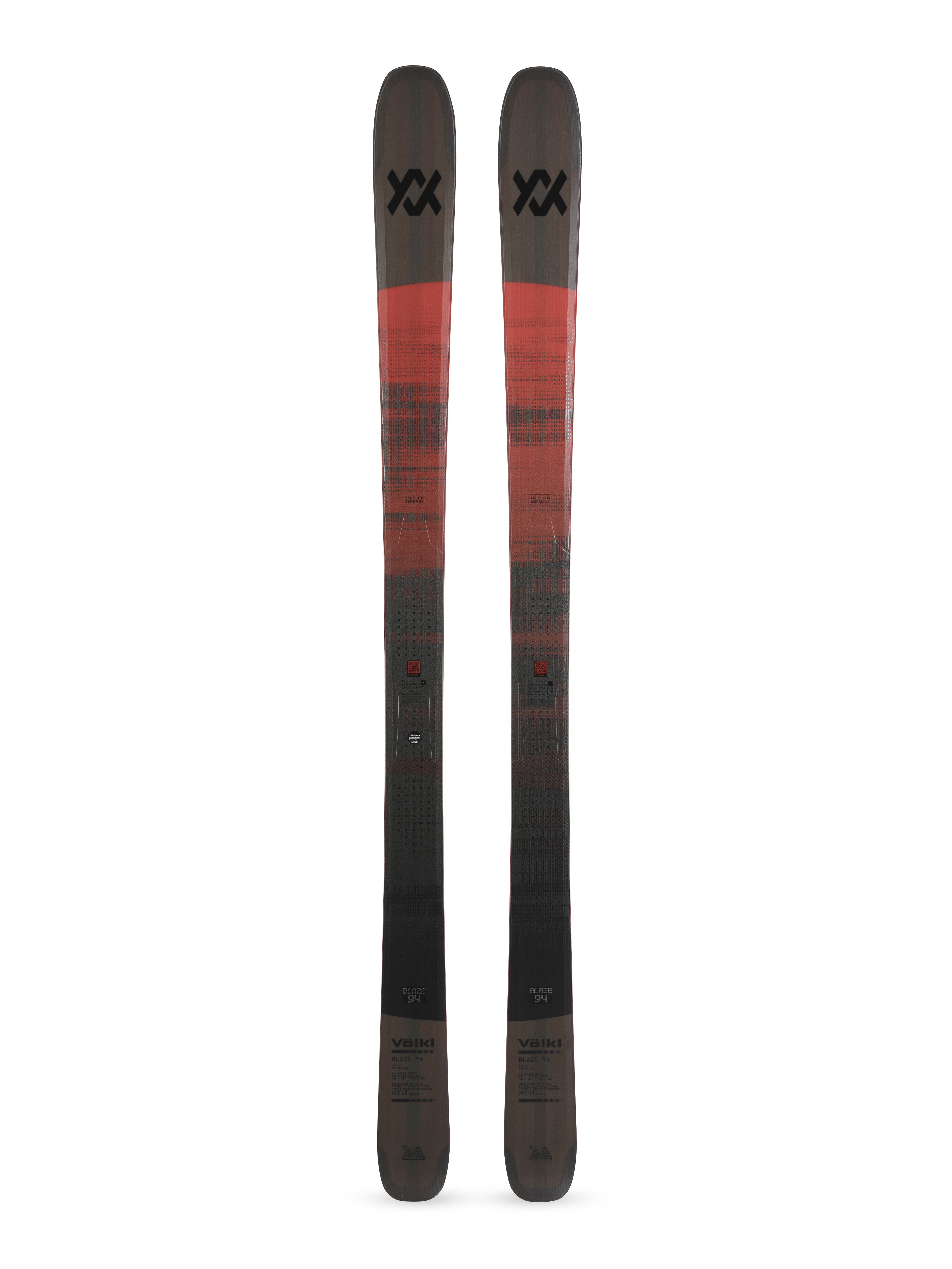 Volkl Blaze 94 Black Flat Skis - Winter 2026/2027