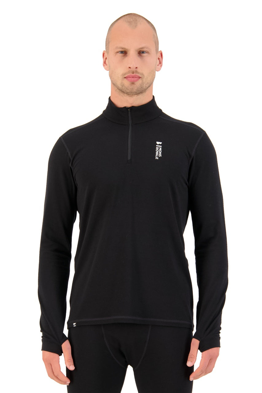 Mons Royale Men's Cascade Merino Flex 200 1/4 Zip - Winter 2022/2023