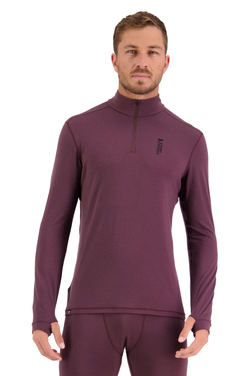 Mons Royale Men's Cascade Merino Flex 200 1/4 Zip - Winter 2022/2023
