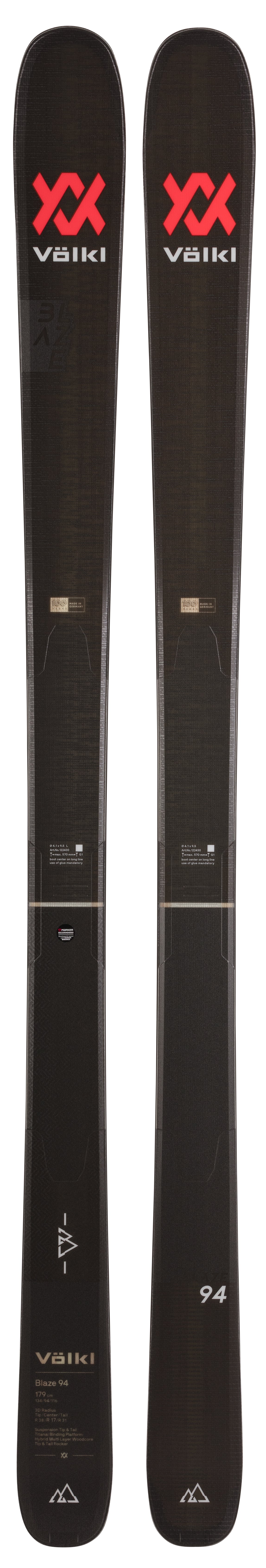 Volkl Blaze 94 Flat Men's Ski - Winter 2022/2023