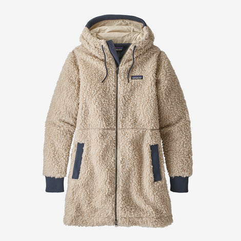 Patagonia women's dusty mesa fleece parka navy Clearance