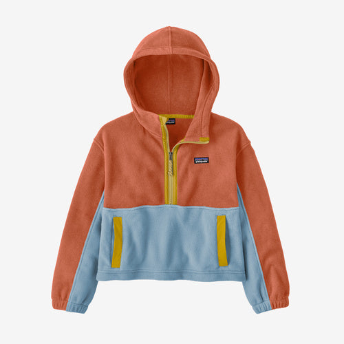 Patagonia Kids' Microdini Cropped Fleece Hoody Pullover - Spring 2023