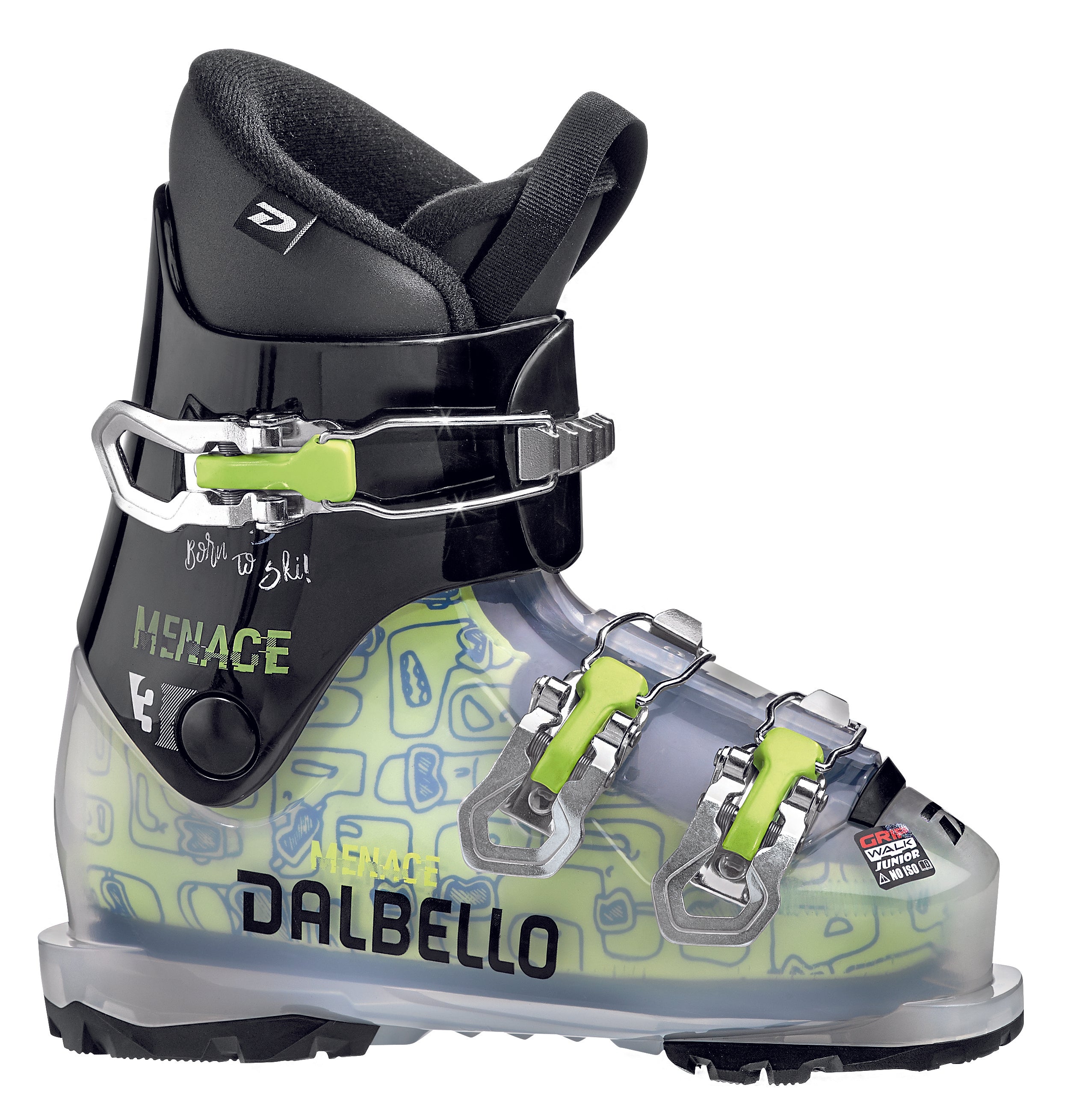 Dalbello JR Green Menace 3.0 Black/Black - Winter 2022/2023