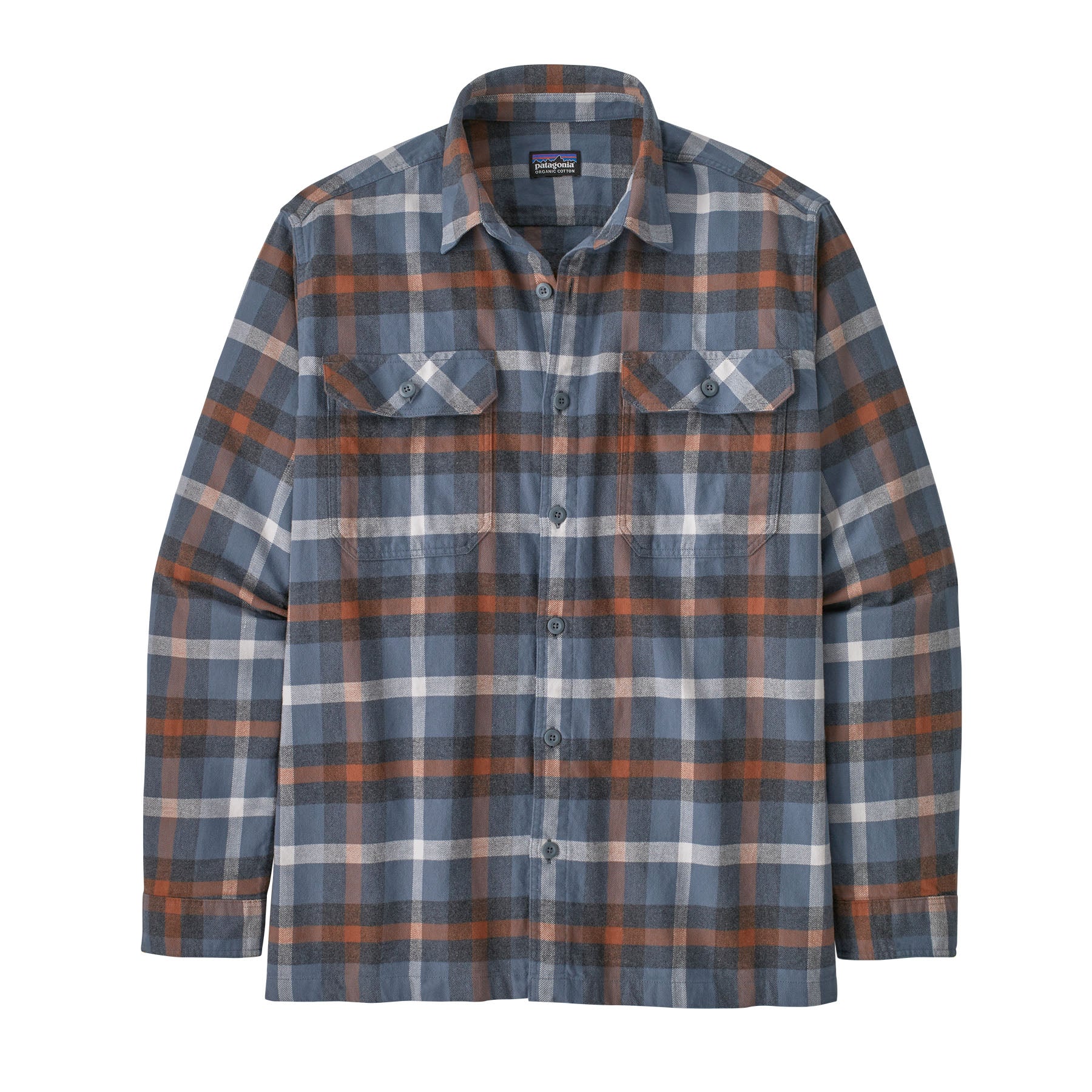 Patagonia Men's Long-Sleeved Organic Cotton Midweight Fjord Flannel Shirt - Fall 2022