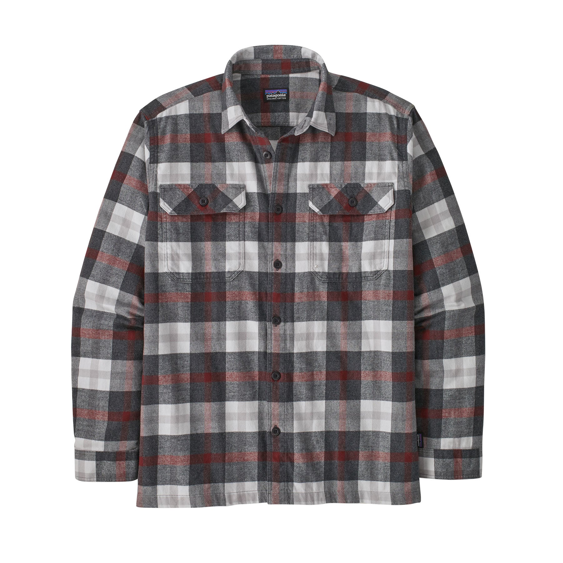 Patagonia Men's Long-Sleeved Organic Cotton Midweight Fjord Flannel Shirt - Fall 2022