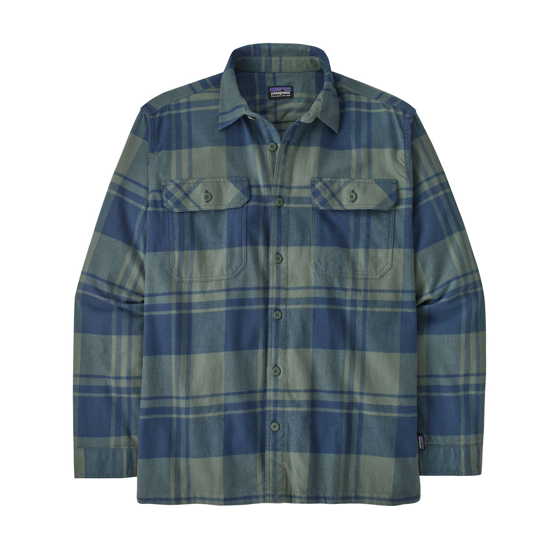 Patagonia Men's Long-Sleeved Organic Cotton Midweight Fjord Flannel Shirt - Fall 2022