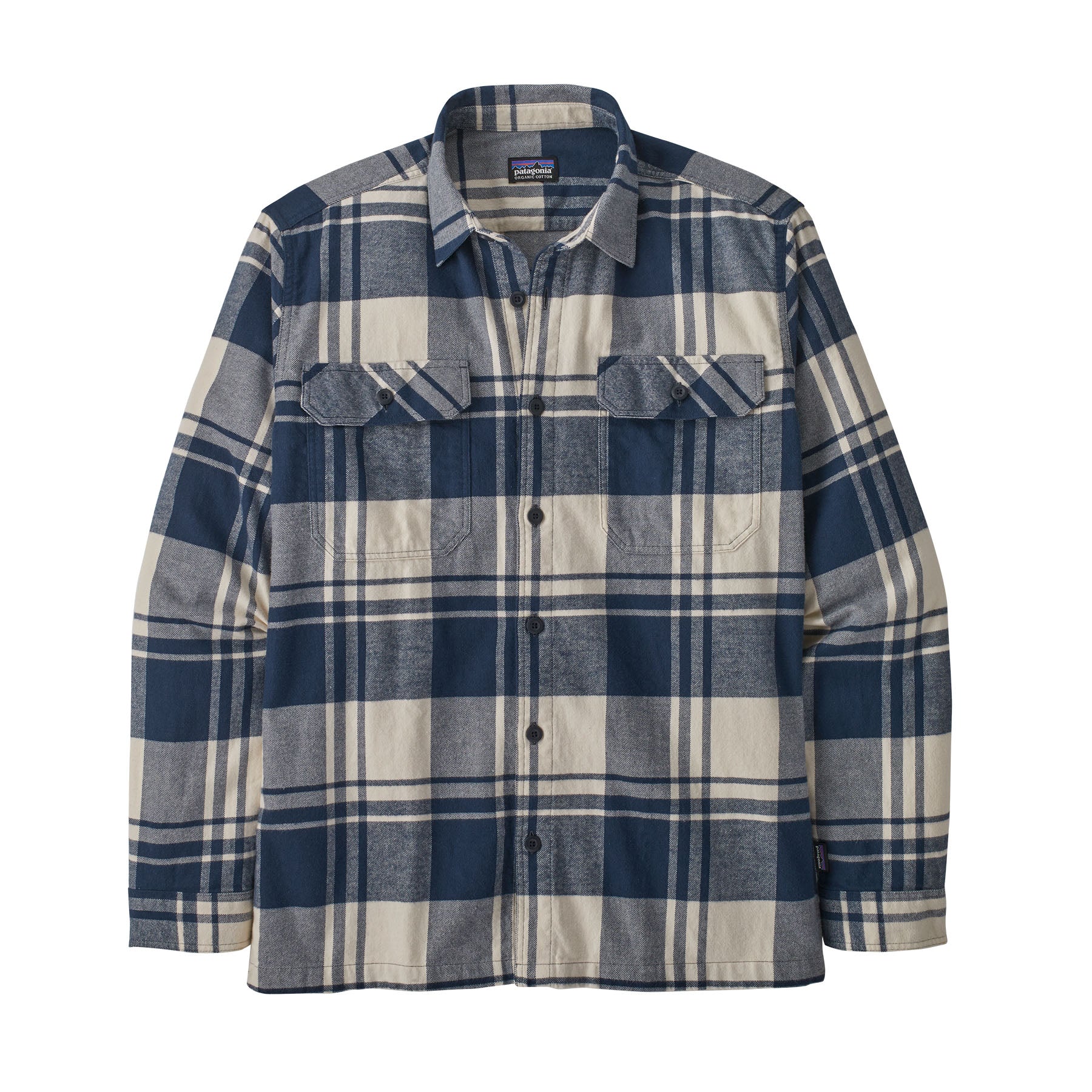 Patagonia Men's Long-Sleeved Organic Cotton Midweight Fjord Flannel Shirt - Fall 2022