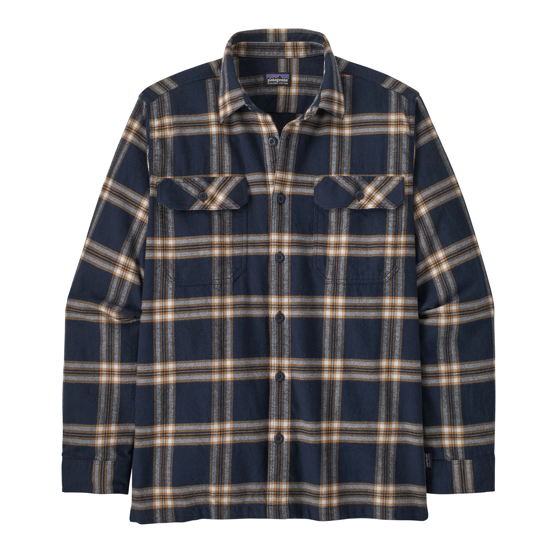 Patagonia Men's Long-Sleeved Organic Cotton Midweight Fjord Flannel Shirt - Fall 2022