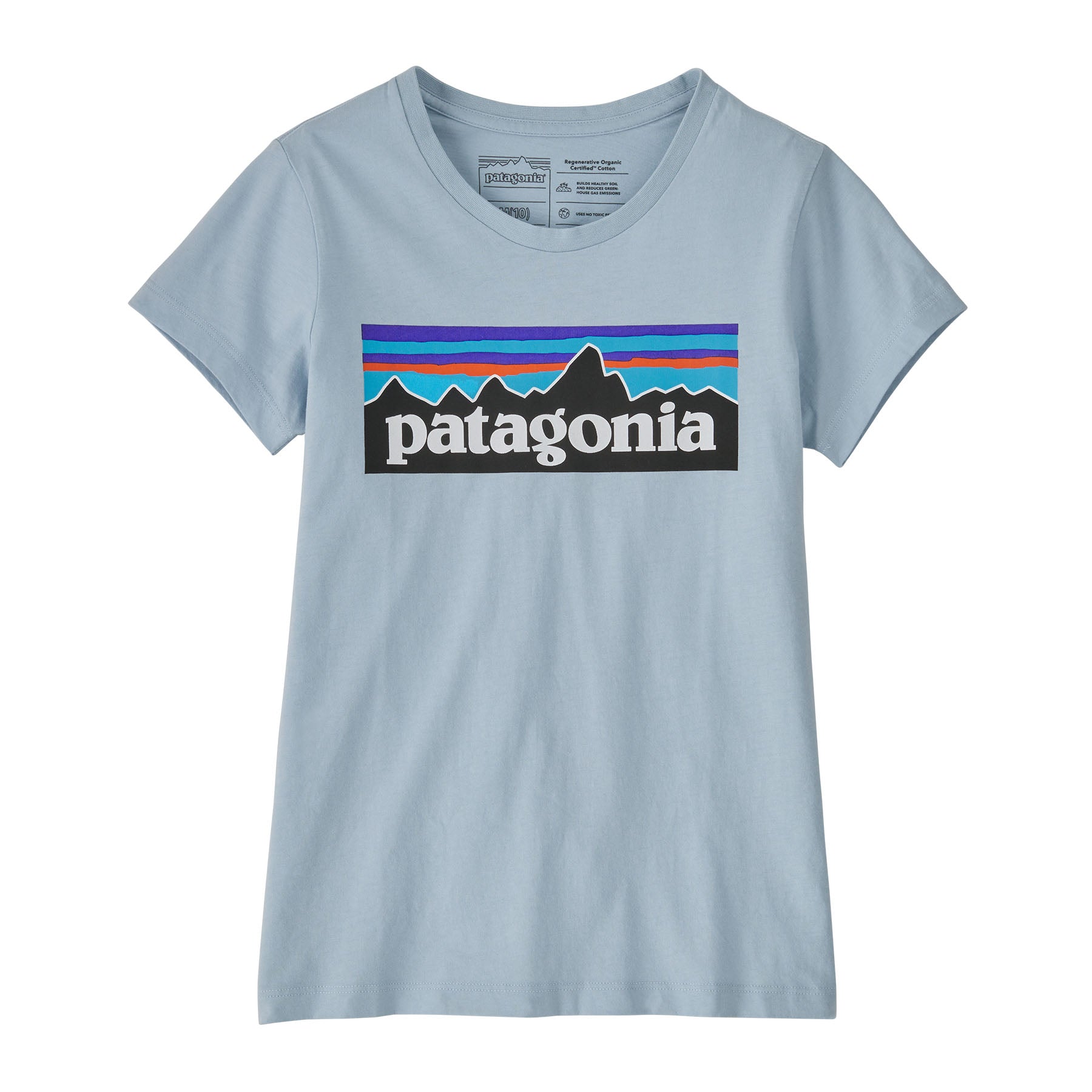 Patagonia Girls Regenerative Organic Certified™ Cotton P-6 Logo T-Shirt - Spring 2023